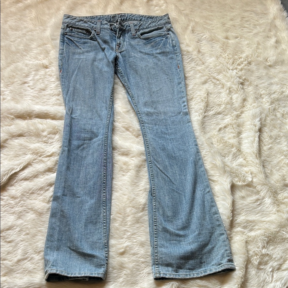 bebe Light Blue Flare Jeans- originally $98
